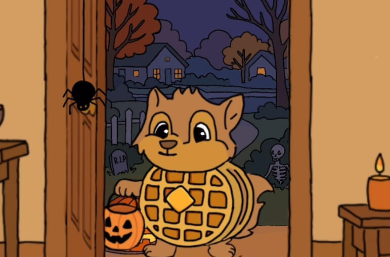 ep 4. trick or treat, Waffle